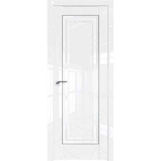 Межкомнатная дверь глянцевая Profil Doors 23L белый люкс глухая