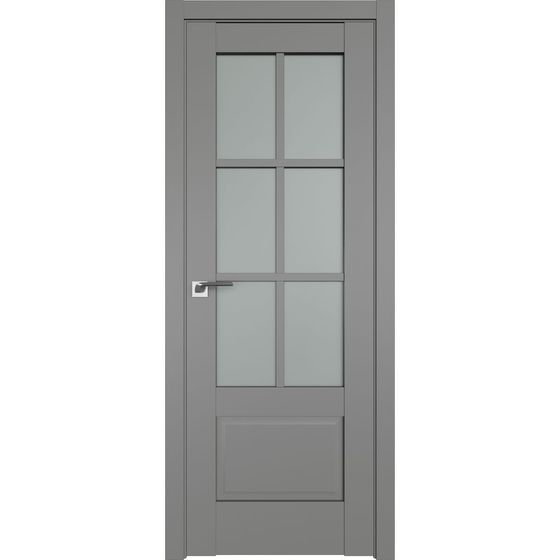 Фото межкомнатной двери unilack Profil Doors 103U грей стекло матовое