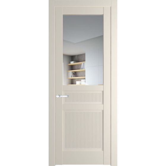 Межкомнатная дверь эмаль Profil Doors 2.3.2PM кремовая магнолия остеклённая