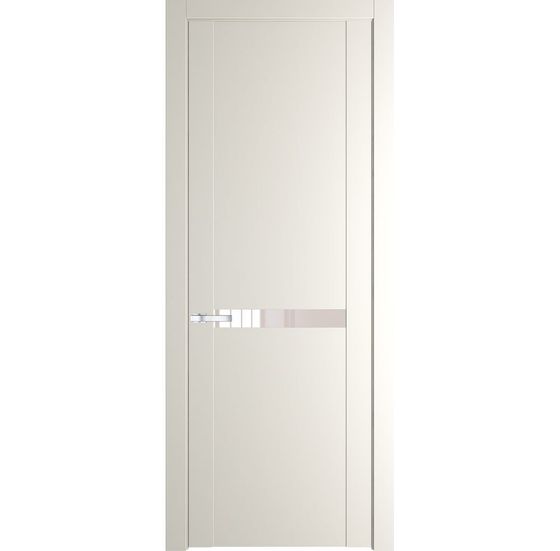 Межкомнатная дверь эмаль Profil Doors 1.4P перламутр белый стекло перламутровый лак