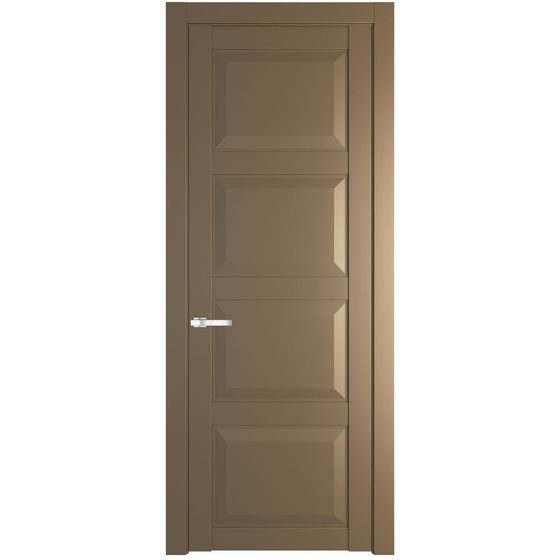 Межкомнатная дверь эмаль Profil Doors 1.4.1PD перламутр золото глухая