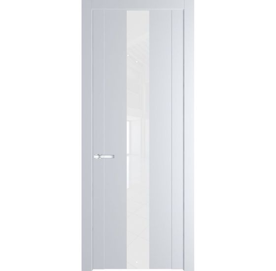 Межкомнатная дверь эмаль Profil Doors 1.9P вайт стекло лак классик