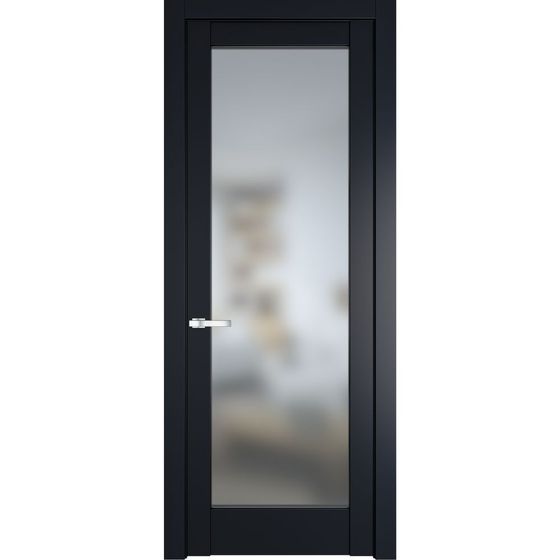 Межкомнатная дверь эмаль Profil Doors 3.1.2PD нэви блу остеклённая