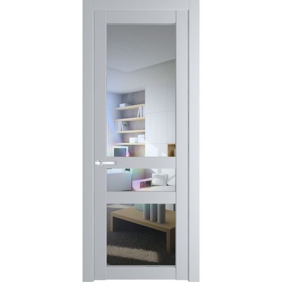 Межкомнатная дверь эмаль Profil Doors 1.5.2PD лайт грей остеклённая