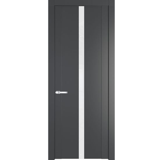 Межкомнатная дверь эмаль Profil Doors 1.8P графит стекло лак классик