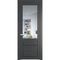 Межкомнатная дверь эмаль Profil Doors 2.5.3PD графит остеклённая