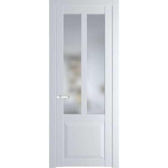 Межкомнатная дверь эмаль Profil Doors 1.8.2PD вайт остеклённая