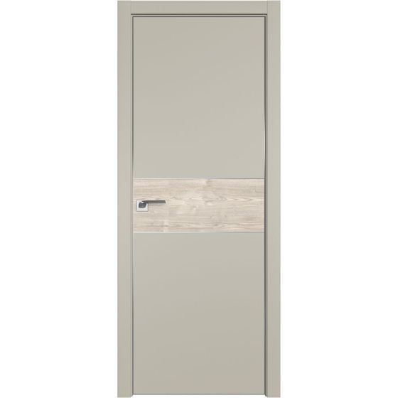 Межкомнатная дверь unilack Profil Doors 104E шеллгрей со вставкой