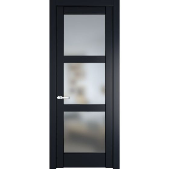 Межкомнатная дверь эмаль Profil Doors 4.6.2PD нэви блу остеклённая