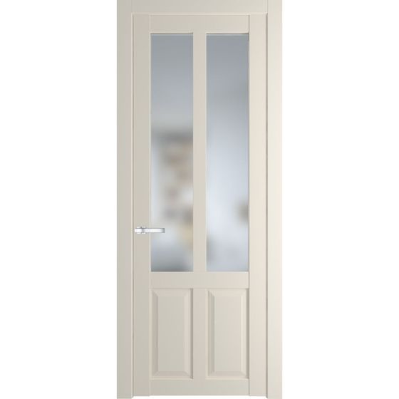 Межкомнатная дверь эмаль Profil Doors 2.8.2PD кремовая магнолия остеклённая