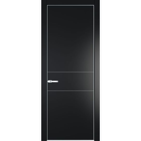 Profil Doors 14PA блэк профиль серебро