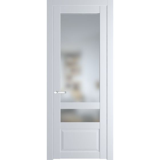 Межкомнатная дверь эмаль Profil Doors 2.5.4PD вайт остеклённая
