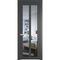 Межкомнатная дверь эмаль Profil Doors 2.7.2PD графит остеклённая