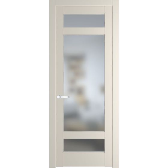 Межкомнатная дверь эмаль Profil Doors 4.3.2PD кремовая магнолия остеклённая