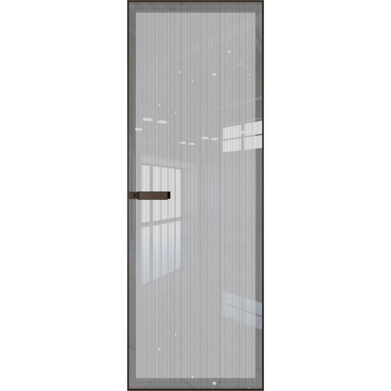Скрытая алюминиевая дверь Invisible 1AGN стекло страйп