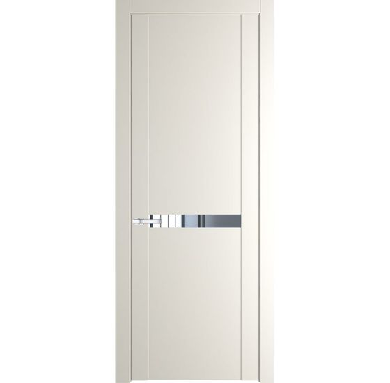 Межкомнатная дверь эмаль Profil Doors 1.4P перламутр белый зеркало
