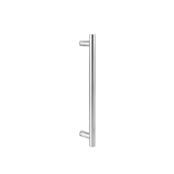 Дверная ручка-скоба круглая Comit Profil Doors Linear матовый хром для замка AGB TOUCH