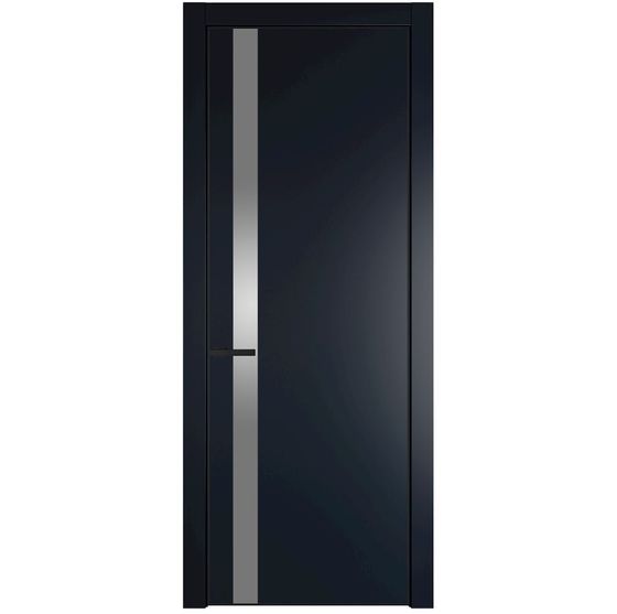 Profil Doors 18PA нэви блу профиль чёрный матовый стекло серебро матлак
