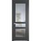 Межкомнатная дверь эмаль Profil Doors 4.5.2PD графит остеклённая
