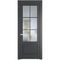 Межкомнатная дверь эмаль Profil Doors 3.2.2 (р.6) PD графит стекло матовое