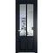 Межкомнатная дверь эмаль Profil Doors 2.8.2PD нэви блу остеклённая