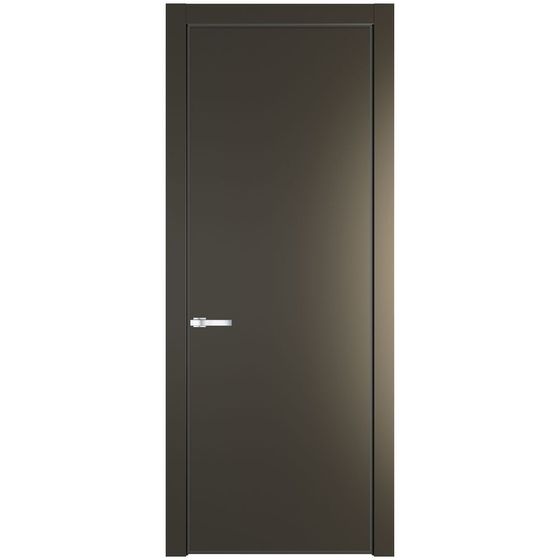 Межкомнатная дверь эмаль Profil Doors 1PA перламутр бронза глухая профиль серая ночь