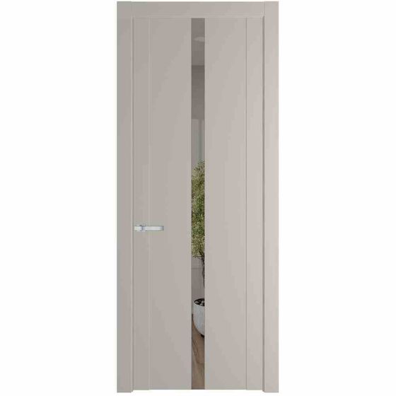 Межкомнатная дверь эмаль Profil Doors 1.8P сэнд зеркало