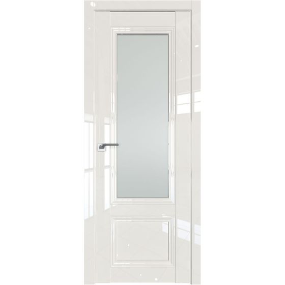 Межкомнатная дверь глянцевая Profil Doors 2.103L магнолия люкс остеклённая