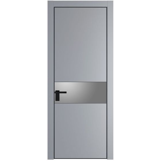 Profil Doors 17PA смоки профиль чёрный матовый стекло серебро матлак