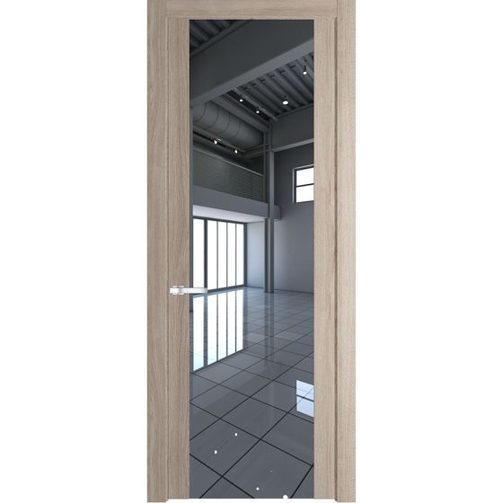 Межкомнатная дверь Profil Doors 1.7N дуб сонома зеркало