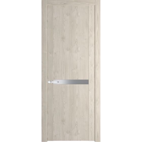 Межкомнатная дверь Profil Doors 1.4N каштан светлый стекло серебро матлак