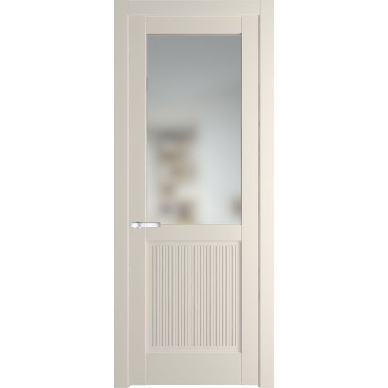 Межкомнатная дверь эмаль Profil Doors 2.2.2PM кремовая магнолия остеклённая