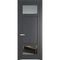 Межкомнатная дверь эмаль Profil Doors 1.3.2PM графит остеклённая