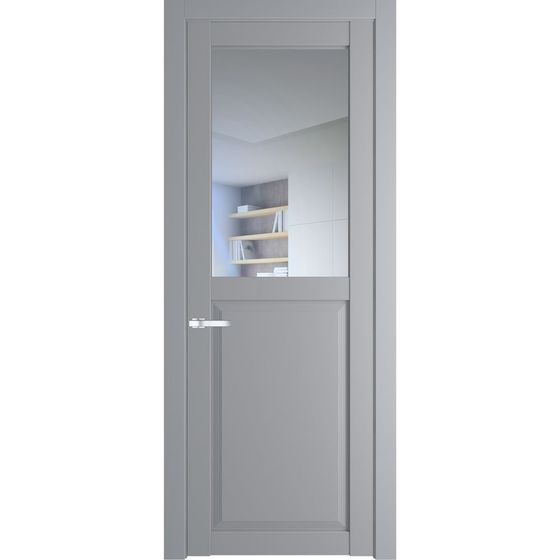 Межкомнатная дверь эмаль Profil Doors 2.6.2PD смоки остеклённая