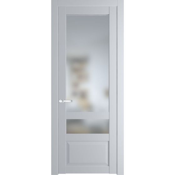 Межкомнатная дверь эмаль Profil Doors 2.5.4PD лайт грей остеклённая