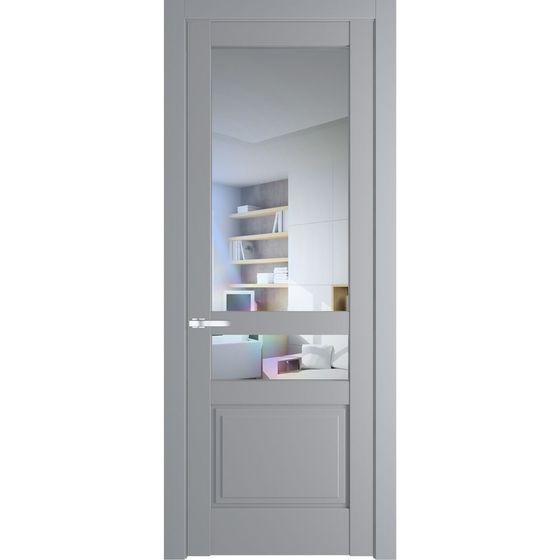 Межкомнатная дверь эмаль Profil Doors 3.5.4PD смоки остеклённая