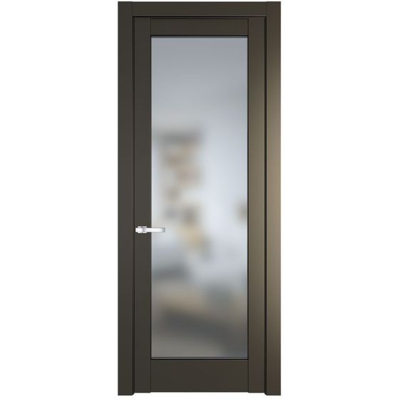 Межкомнатная дверь эмаль Profil Doors 4.1.2PD перламутр бронза стекло матовое