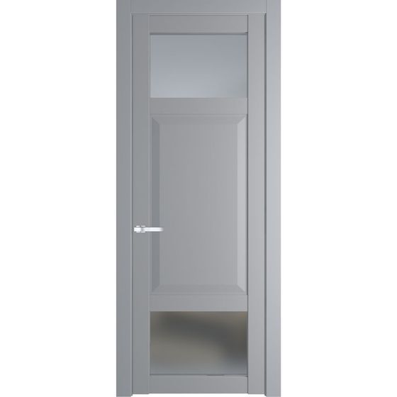 Межкомнатная дверь эмаль Profil Doors 1.3.4PD смоки остеклённая
