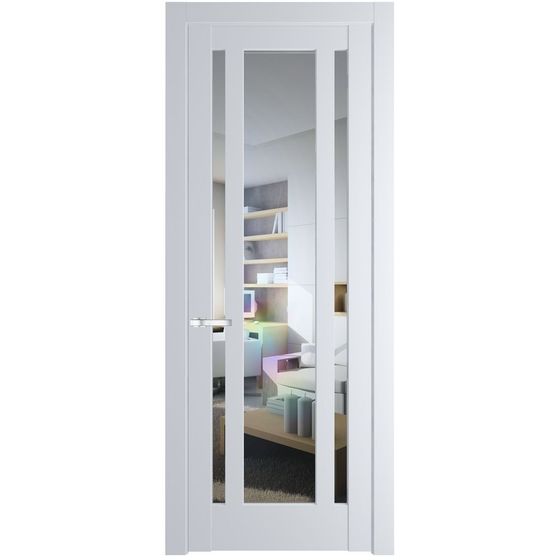 Межкомнатная дверь эмаль Profil Doors 3.5.2PM вайт остеклённая
