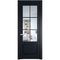 Межкомнатная дверь эмаль Profil Doors 3.2.2 (р.6) PD нэви блу стекло прозрачное