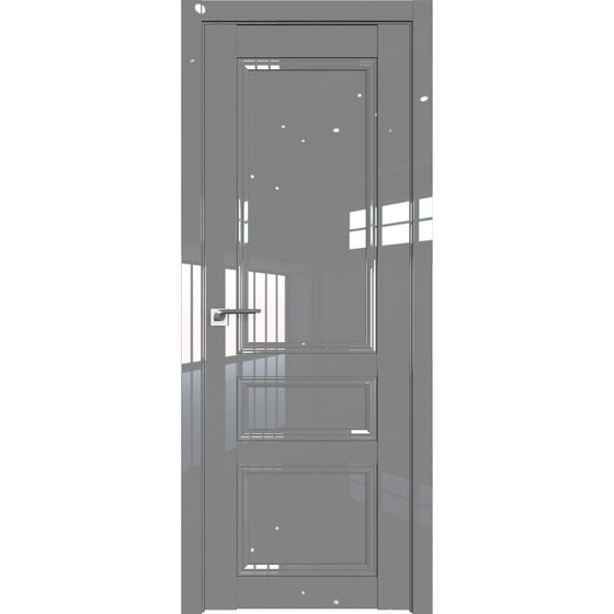 Межкомнатная дверь глянцевая Profil Doors 130L грей люкс глухая