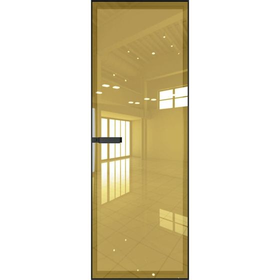 Скрытая алюминиевая дверь Invisible 1AGN зеркало gold