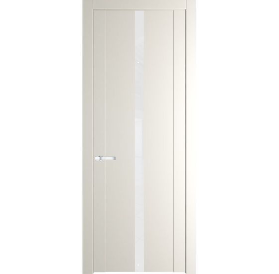 Межкомнатная дверь эмаль Profil Doors 1.8P перламутр белый стекло лак классик