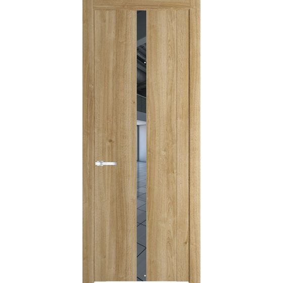 Межкомнатная дверь Profil Doors 1.8N дуб карамель зеркало