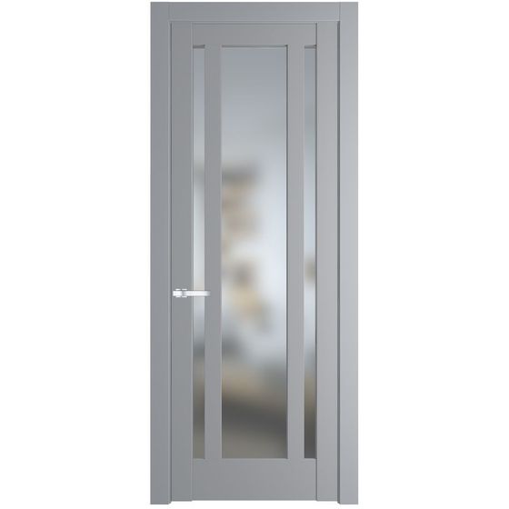 Межкомнатная дверь эмаль Profil Doors 3.5.2PM смоки остеклённая