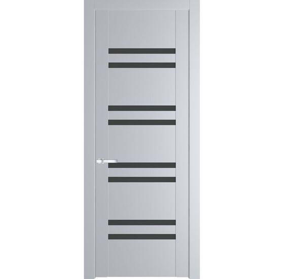 Межкомнатная дверь эмаль Profil Doors 1.6P лайт грей стекло графит