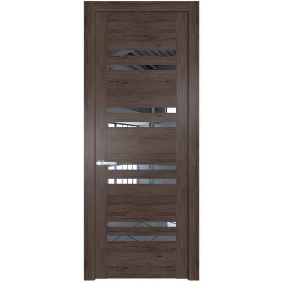 Межкомнатная дверь Profil Doors 1.6N дуб тобакко стекло прозрачное