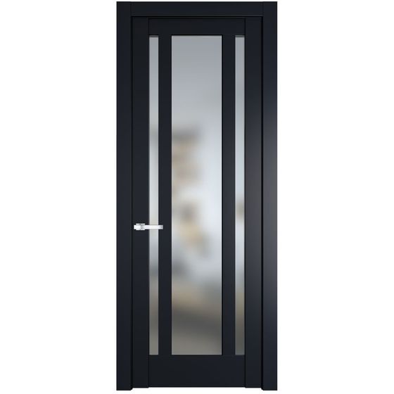 Межкомнатная дверь эмаль Profil Doors 3.5.2PM нэви блу остеклённая