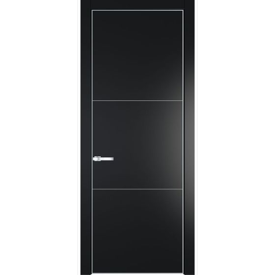 Profil Doors 13PA блэк профиль серебро