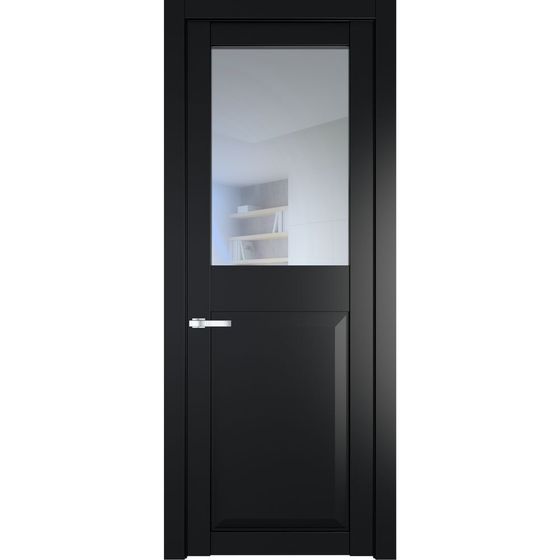 Межкомнатная дверь эмаль Profil Doors 1.6.2PD блэк остеклённая